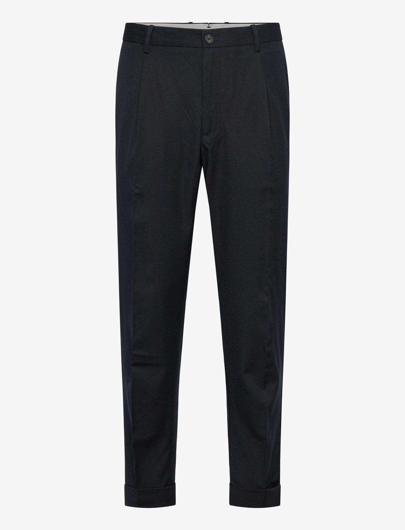 Mango - Regular-fit pleated trousers - habitbukser - navy - 0