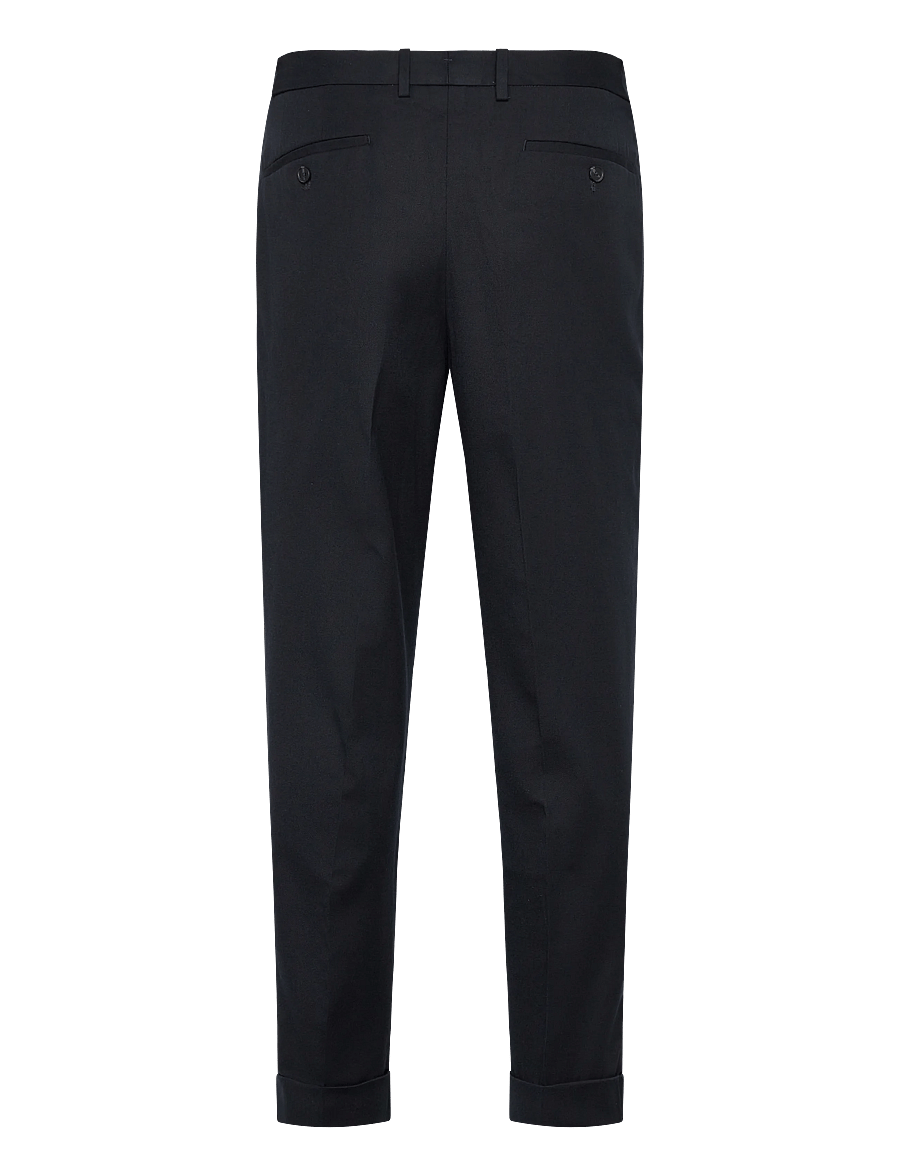 Mango - Regular-fit pleated trousers - habitbukser - navy - 2