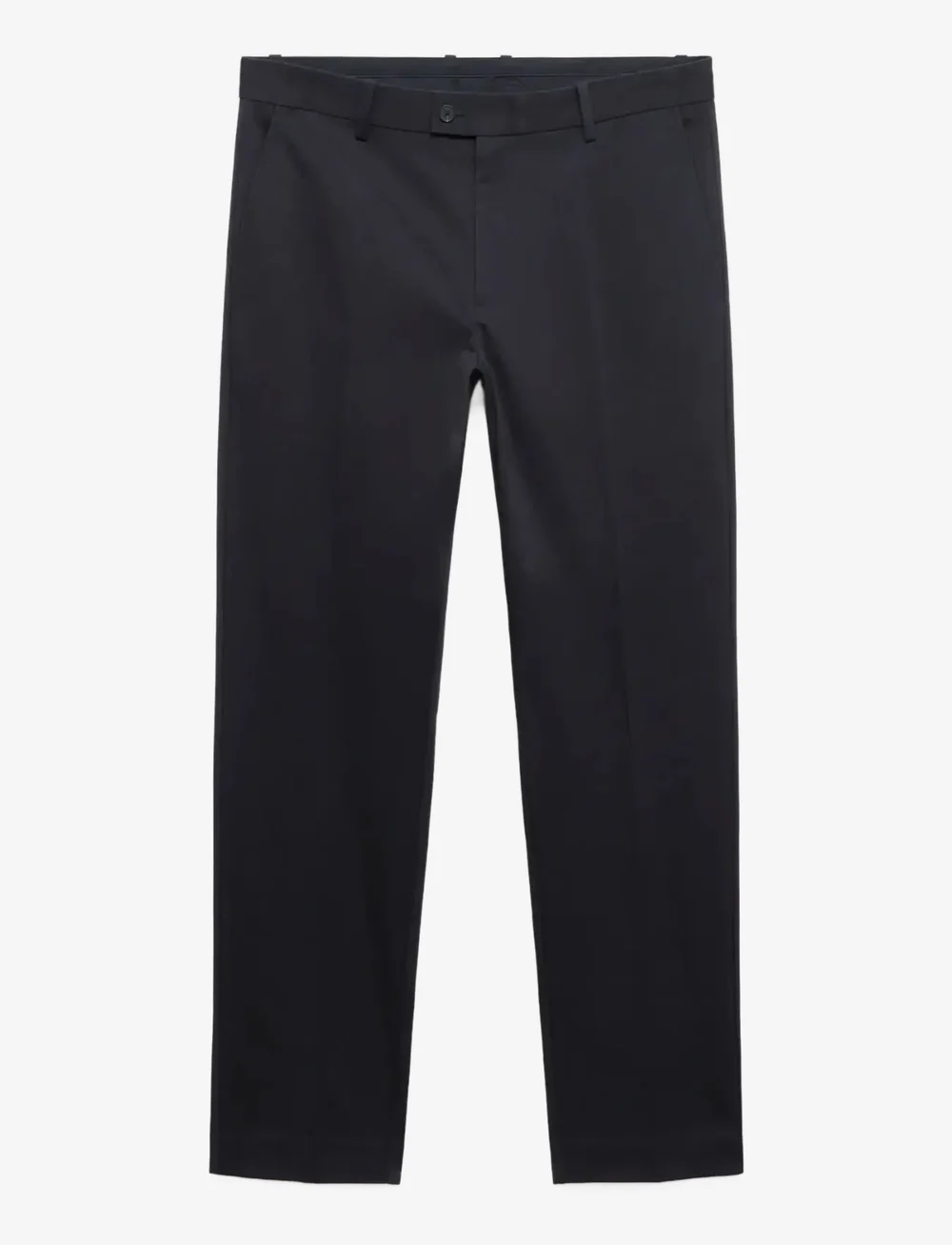 Mango - Regular-fit cotton trousers - casual bukser - navy - 1