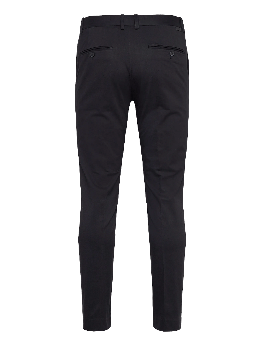 Mango - Regular-fit cotton trousers - casual byxor - navy - 2