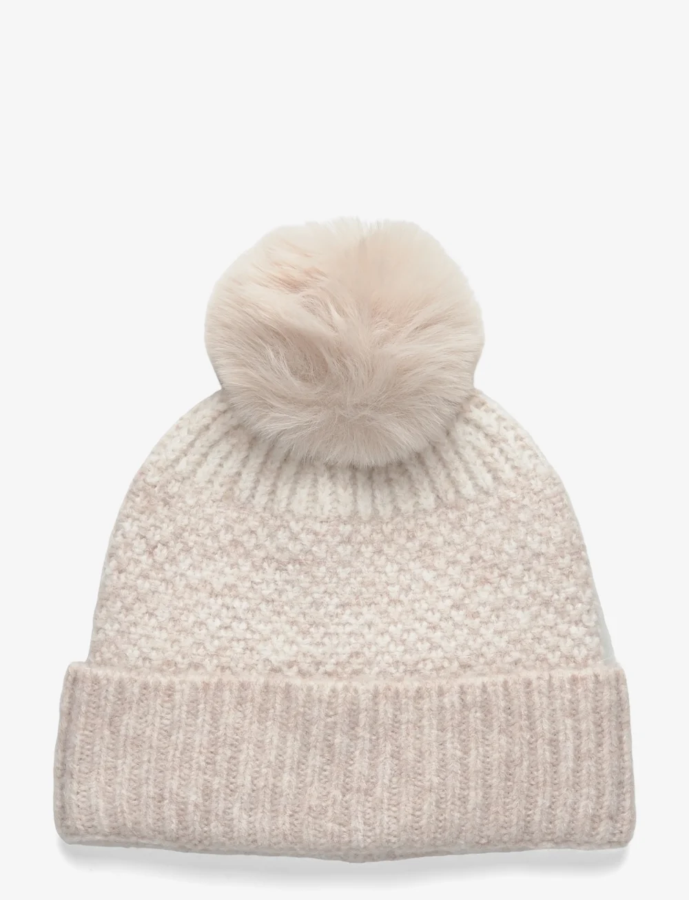 Mango - Knitted bobble hat - wintermützen - lt pastel brown - 0