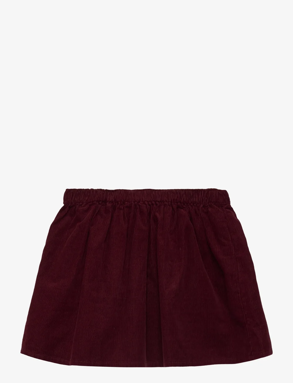 Mango - Cotton corduroy skirt - korte nederdele - dark red - 1