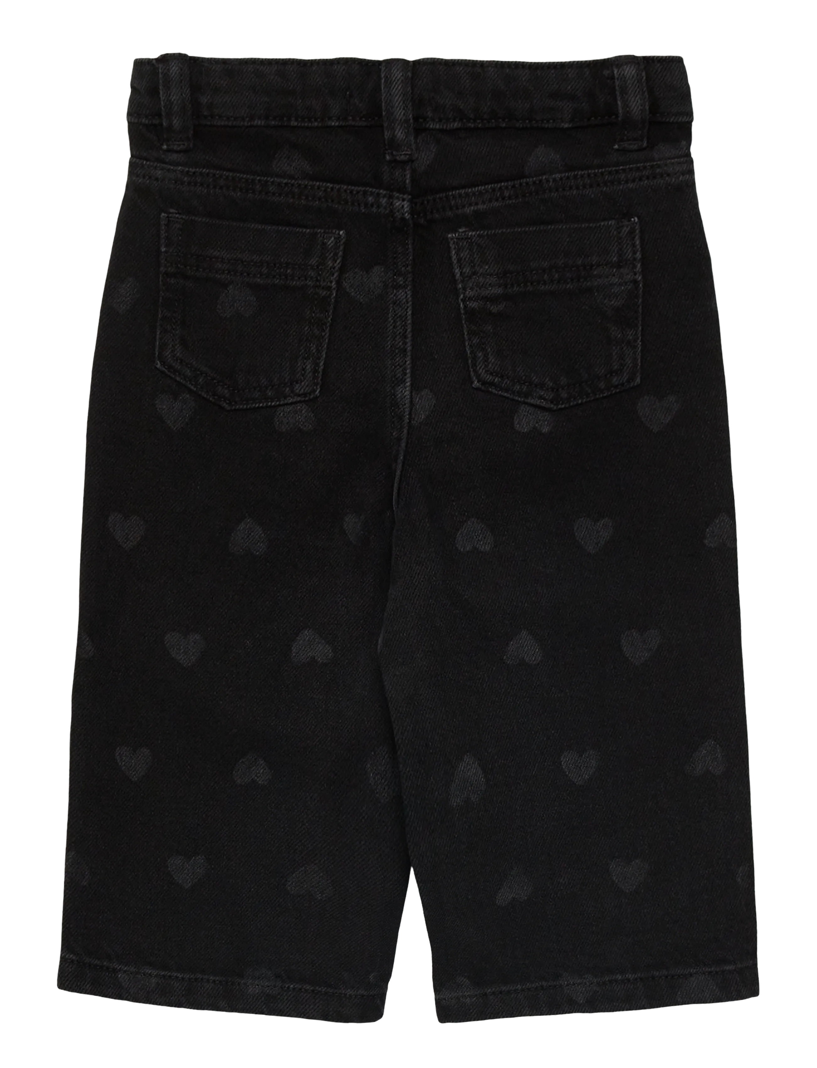 Mango - Straight-leg jeans with hearts - hosen mit weitem bein - open grey - 1