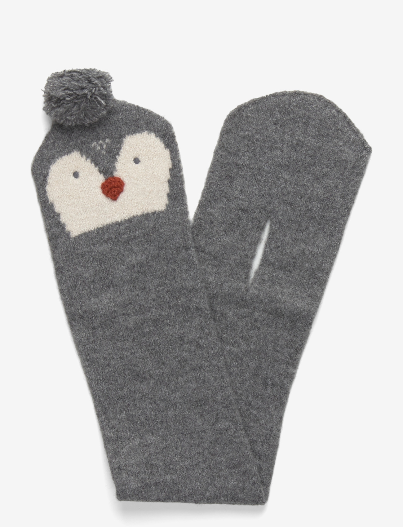 Mango - Penguin scarf with stitching detail - aksessuaarid - grey - 0