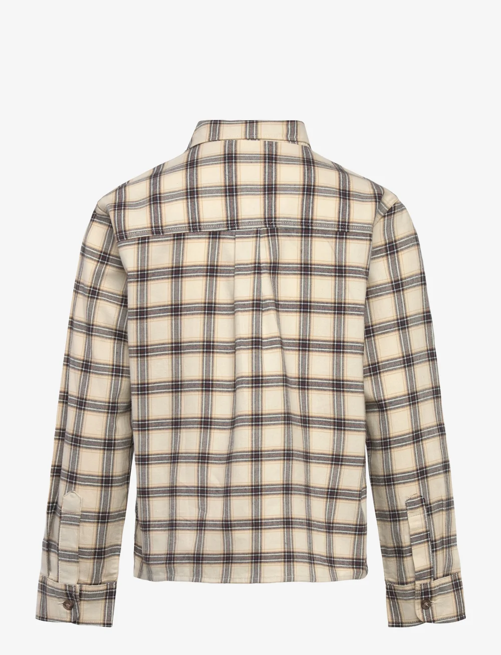 Mango - Check shirt - langärmlige hemden - light beige - 1