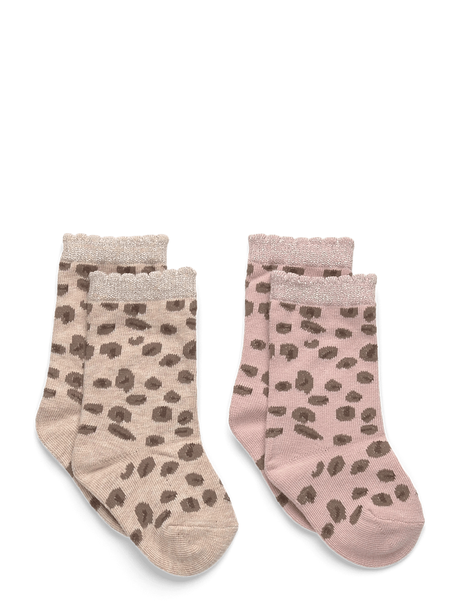 Mango - 2 pack patterned socks - strumpor - grey - 0