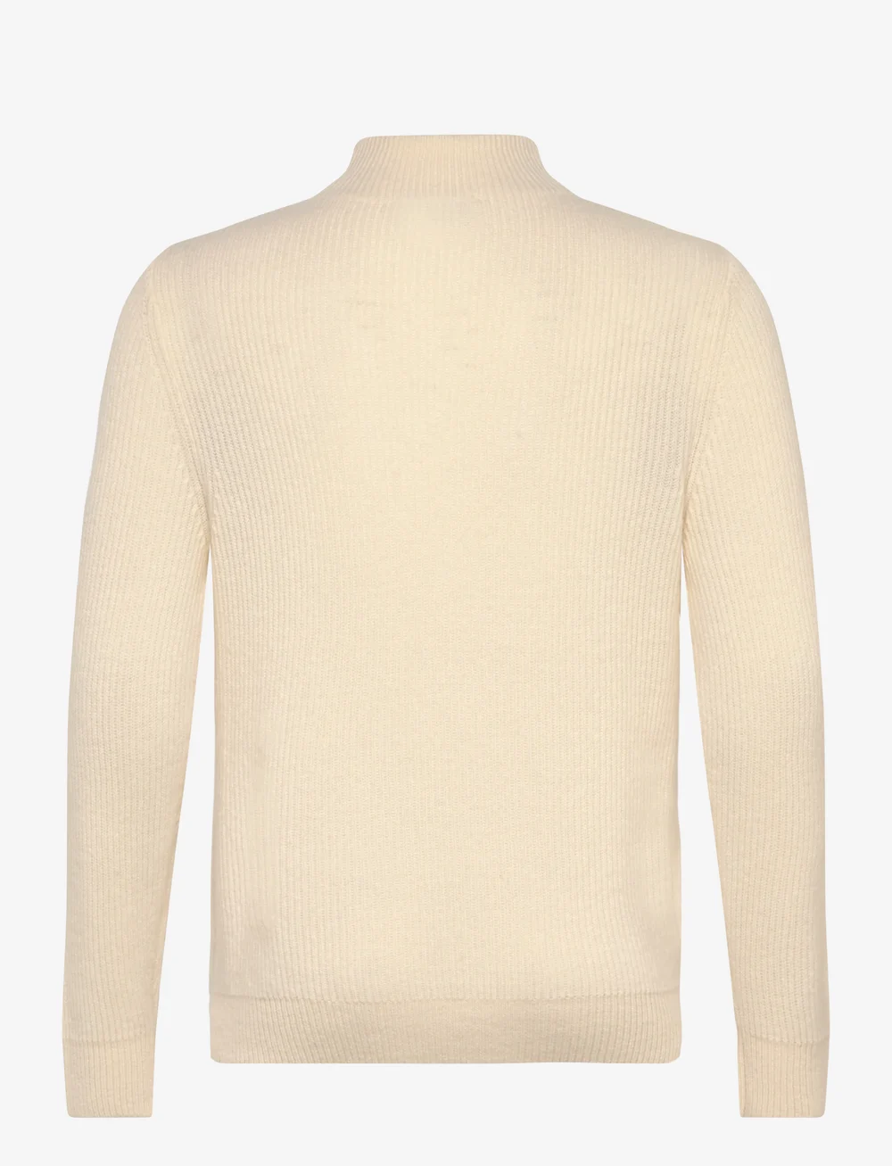 Mango - 100% wool turtleneck sweater - rullekraver - light beige - 2