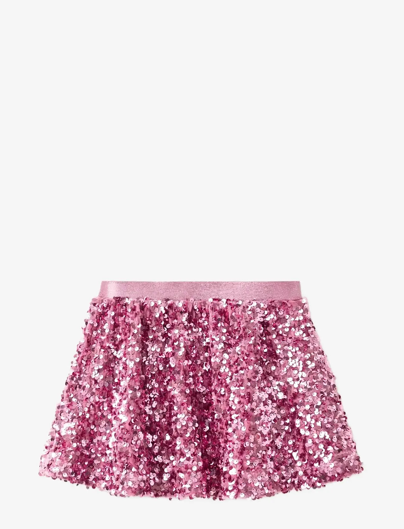 Mango - Short skirt with sequins - korta kjolar - pink - 1