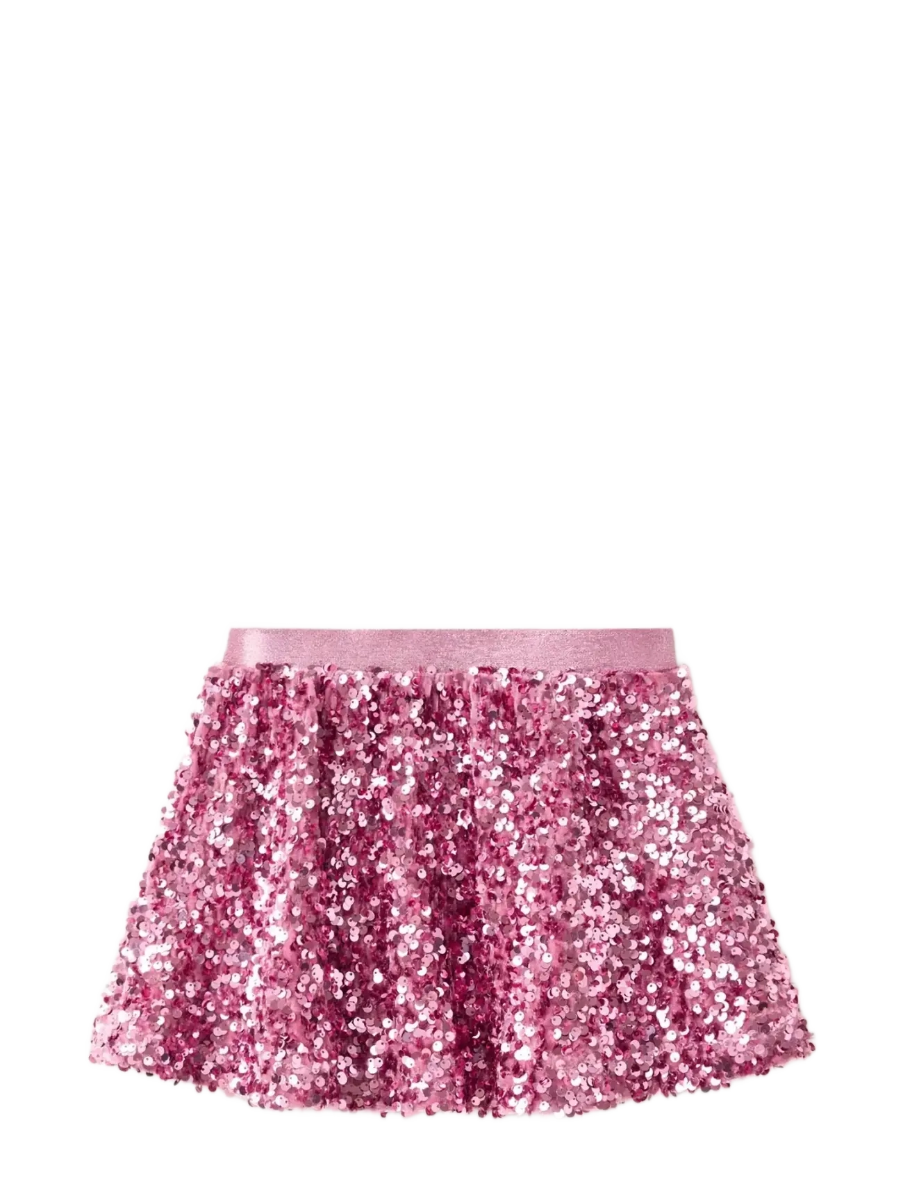 Mango Short skirt with sequins - Nederdele - PINK / pink/rose
