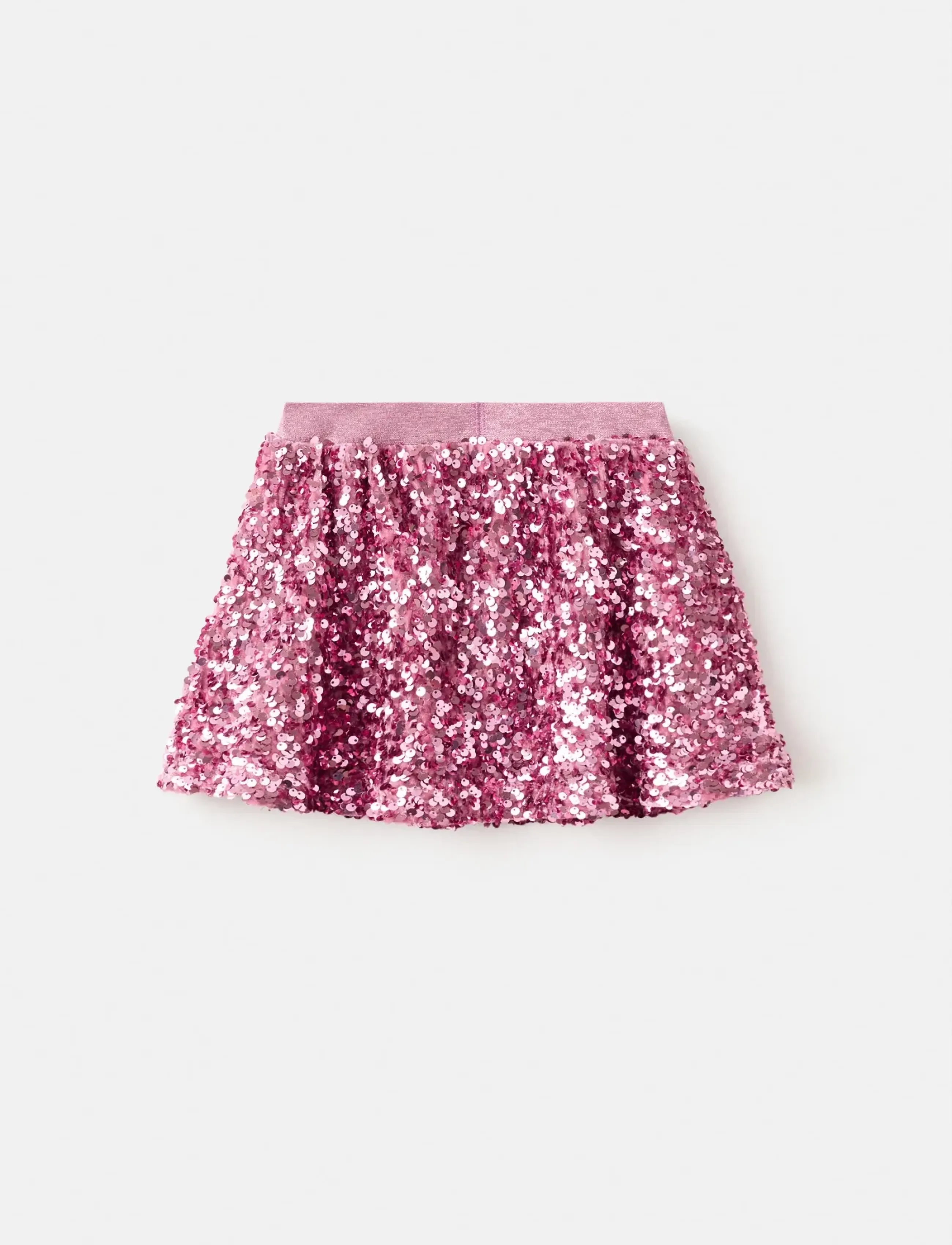 Mango - Short skirt with sequins - korte skjørt - pink - 2