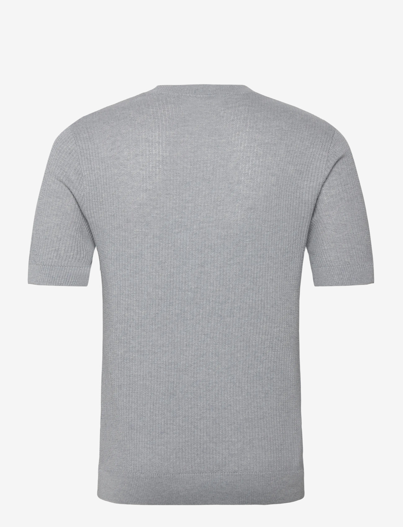 Mango - Ribbed  knit t-shirt - lt-pastel blue - 2