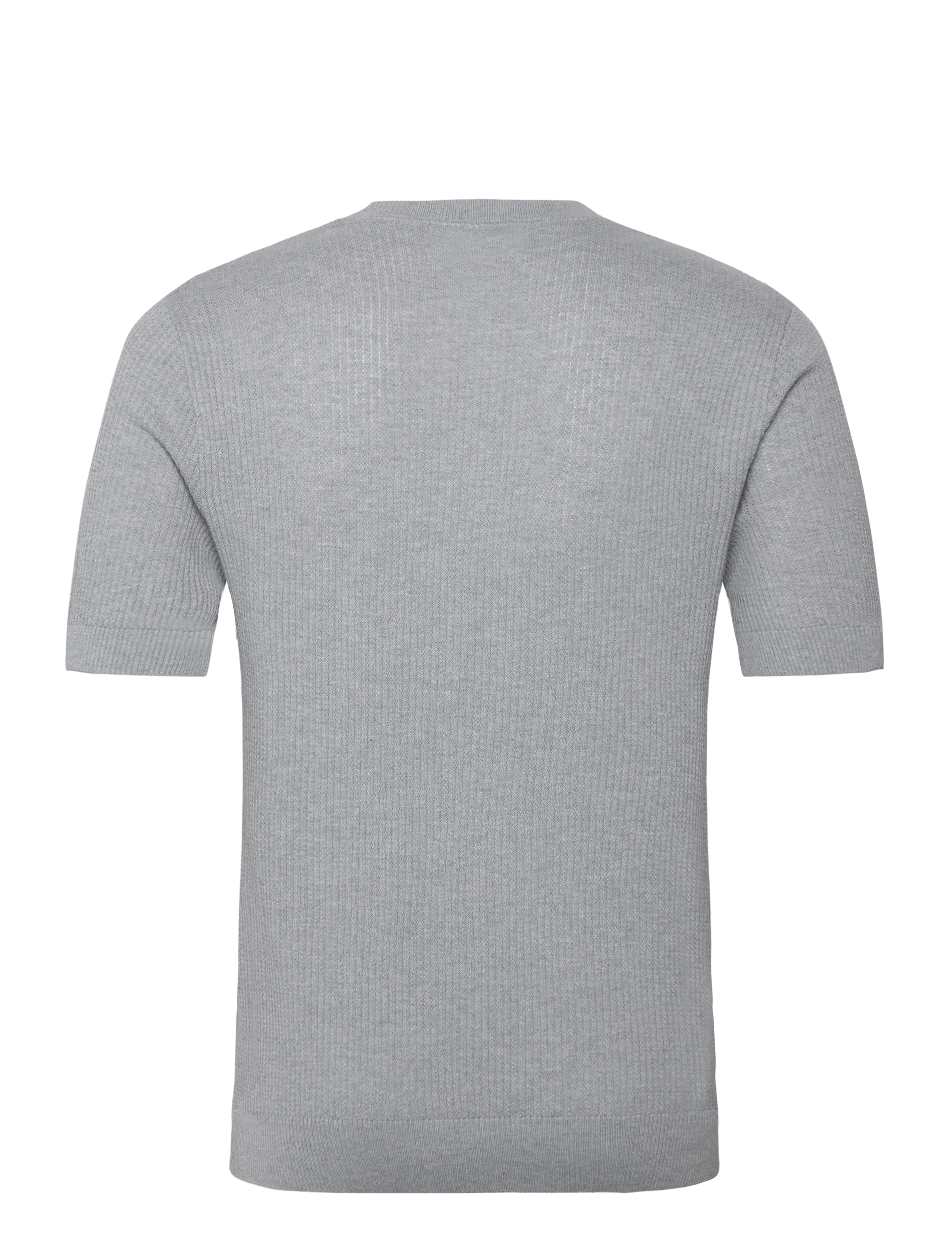 Mango - Ribbed  knit t-shirt - lt-pastel blue - 2