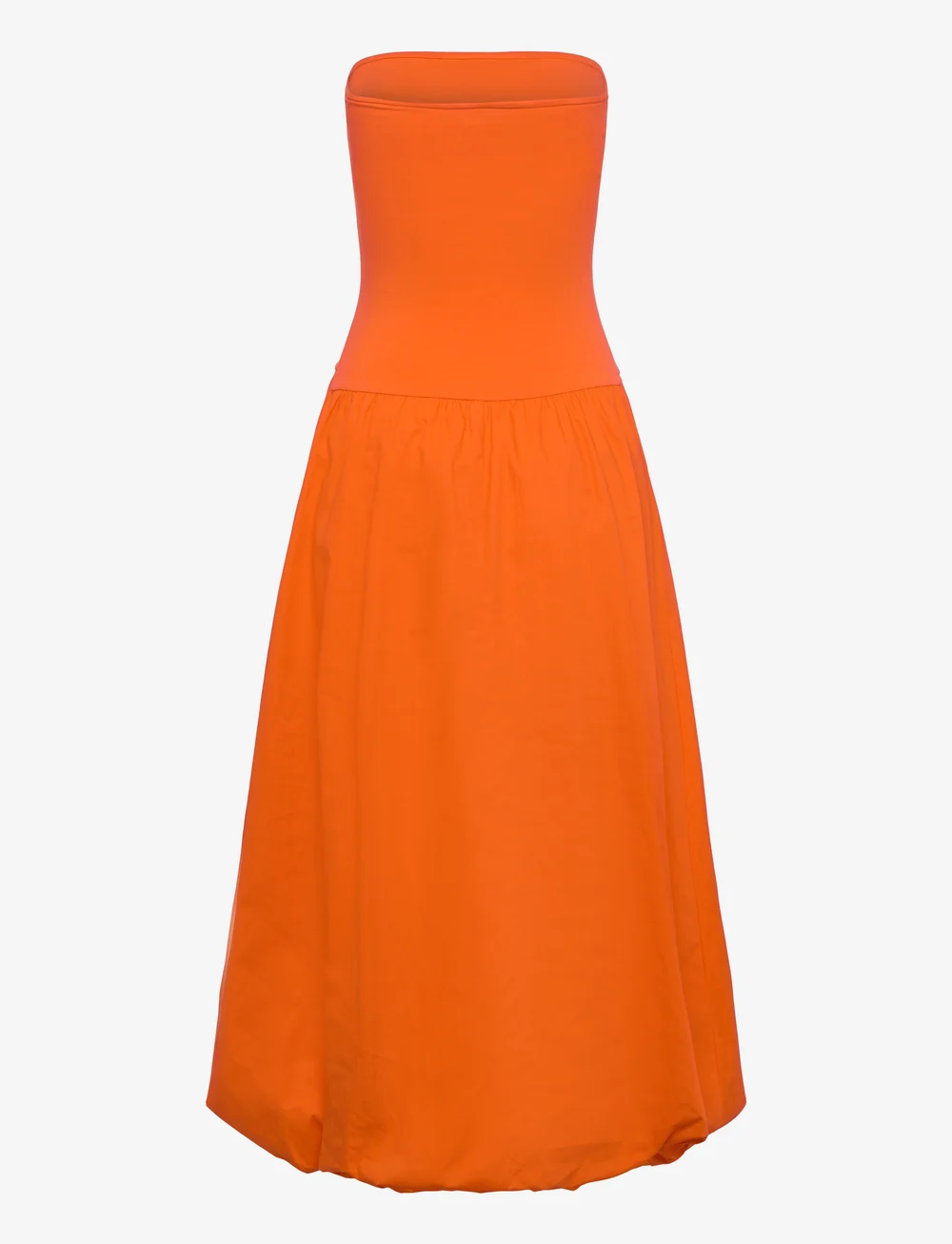 Mango - Combined knitted balloon dress - sommerkleider - orange - 2