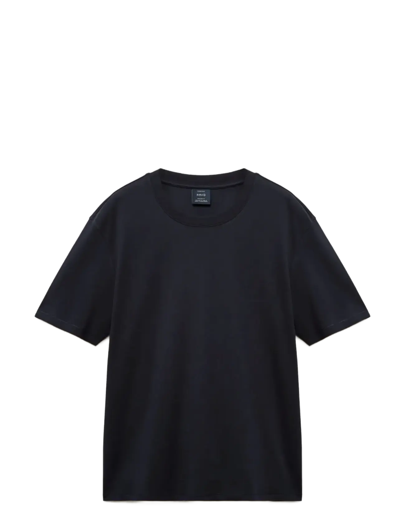 Medium weight regular fit T-shirt - NAVY