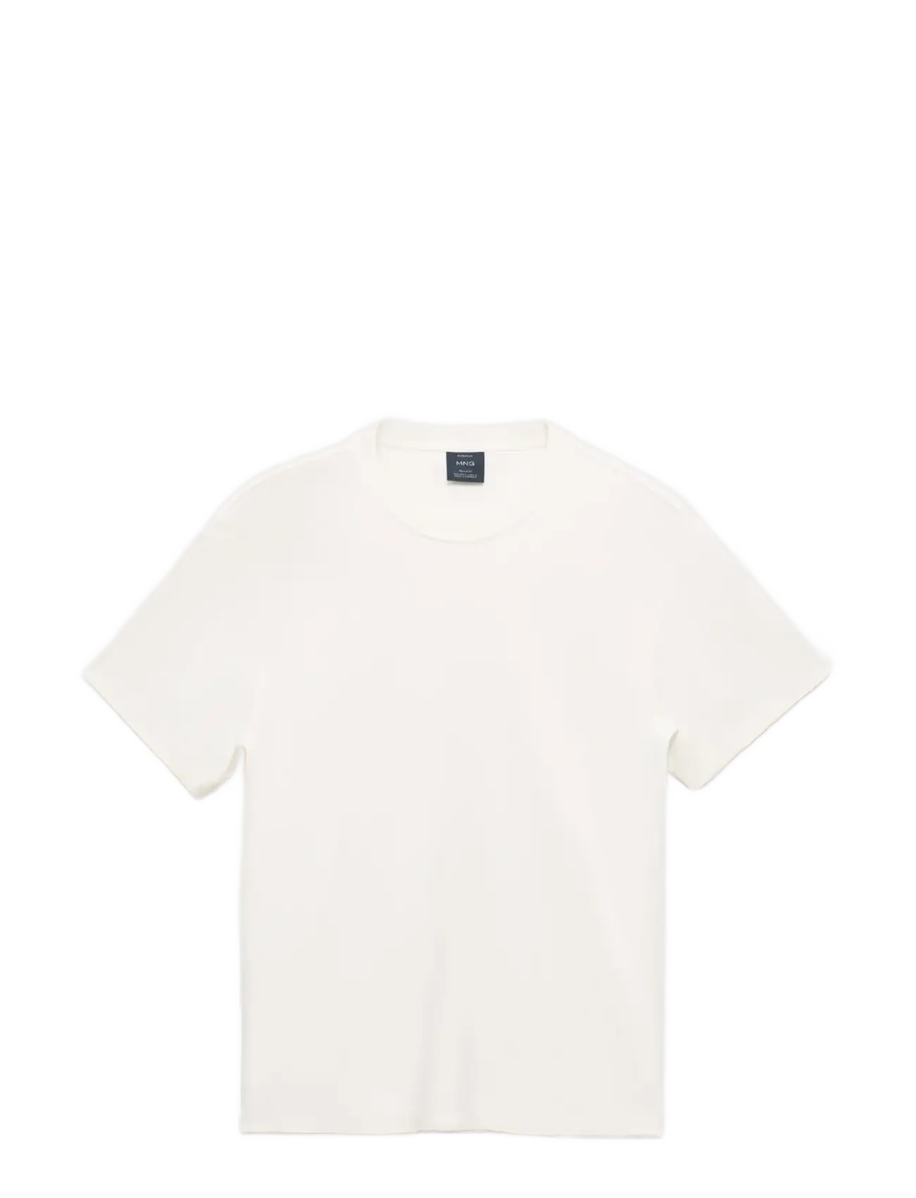 Medium weight regular fit T-shirt - WHITE