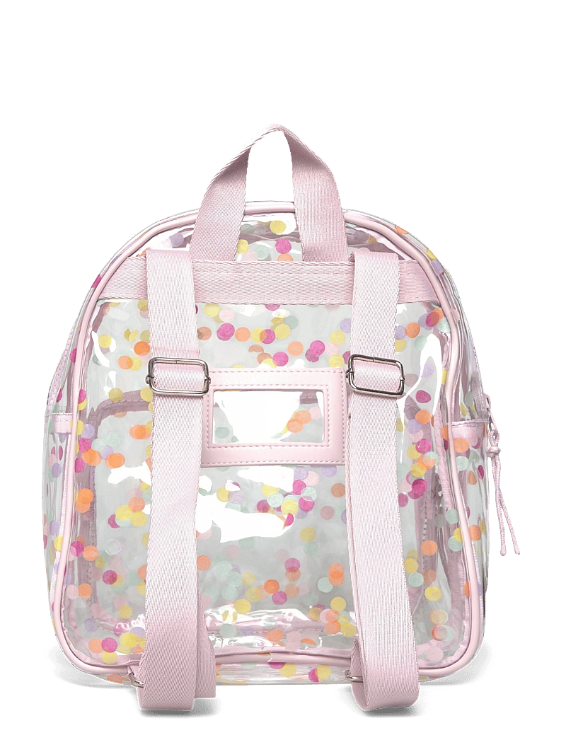 Mango - Transparent confetti backpack - lt-pastel pink - 1