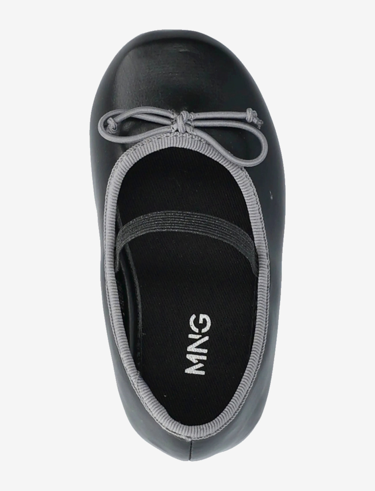 Mango - Two-tone ballet flats with bow - laveste priser - black - 3