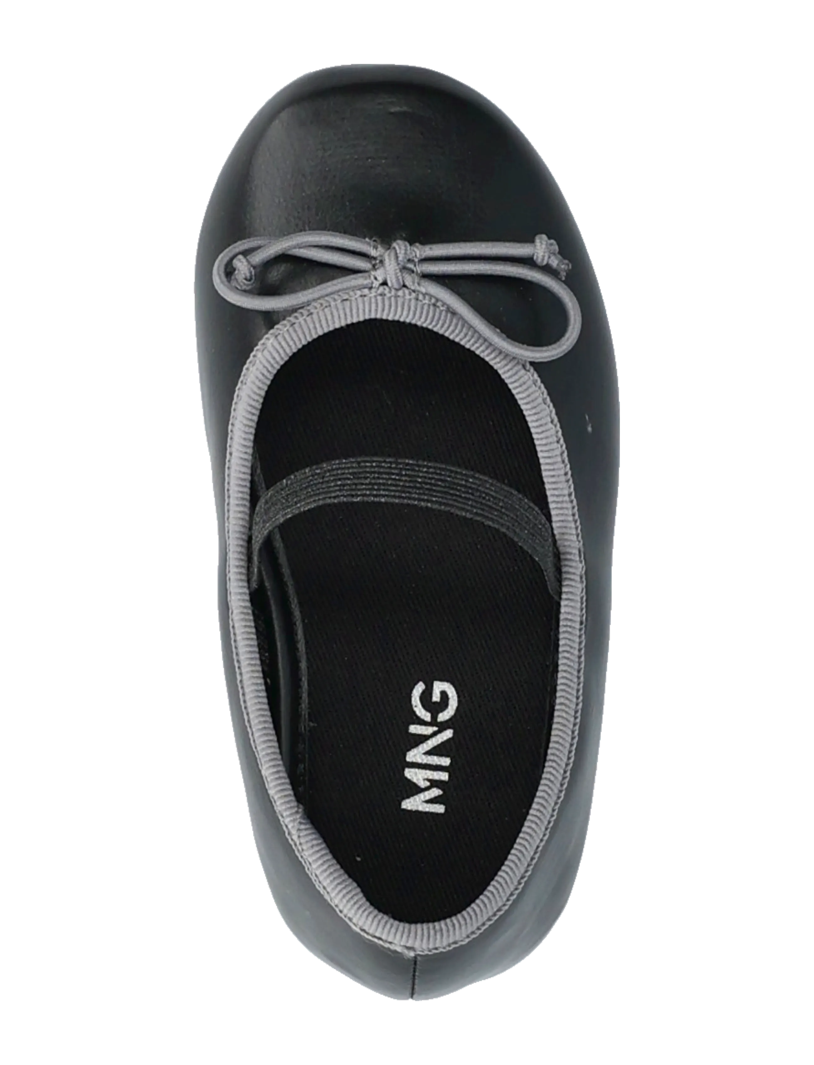 Mango - Two-tone ballet flats with bow - suvised sooduspakkumised - black - 3