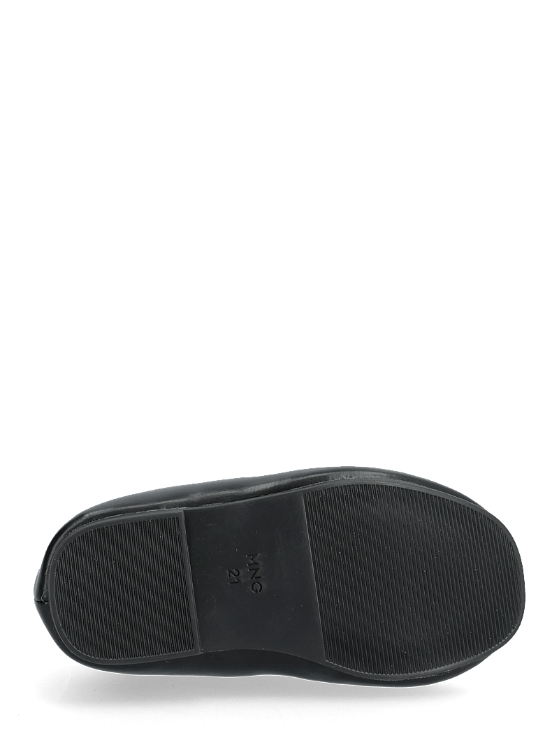 Mango - Two-tone ballet flats with bow - ballerinaskor & slip-ons - black - 4