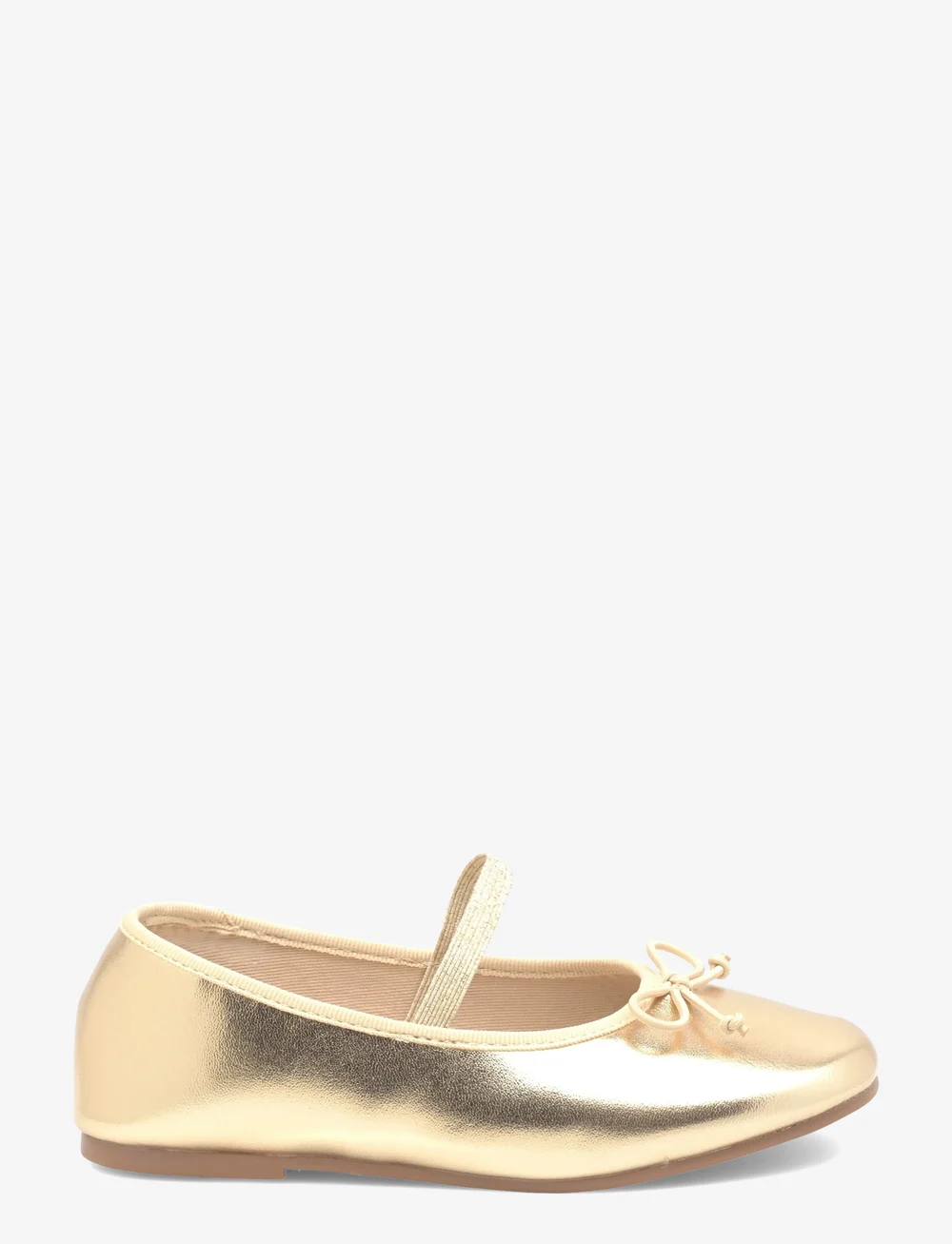 Mango - Metallic ballet flats with bow - ballerinaer & slip ons - gold - 1