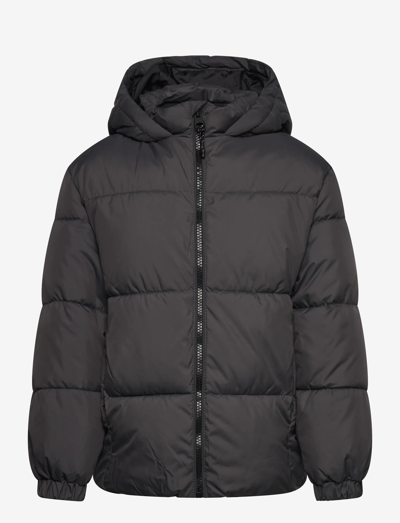 Mango - Hood puffer coat - vinterjakker - charcoal - 1