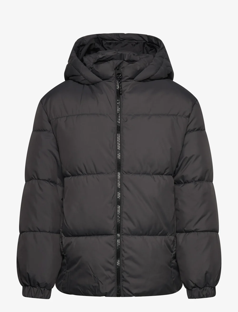Mango - Hood puffer coat - vinterjackor - charcoal - 0