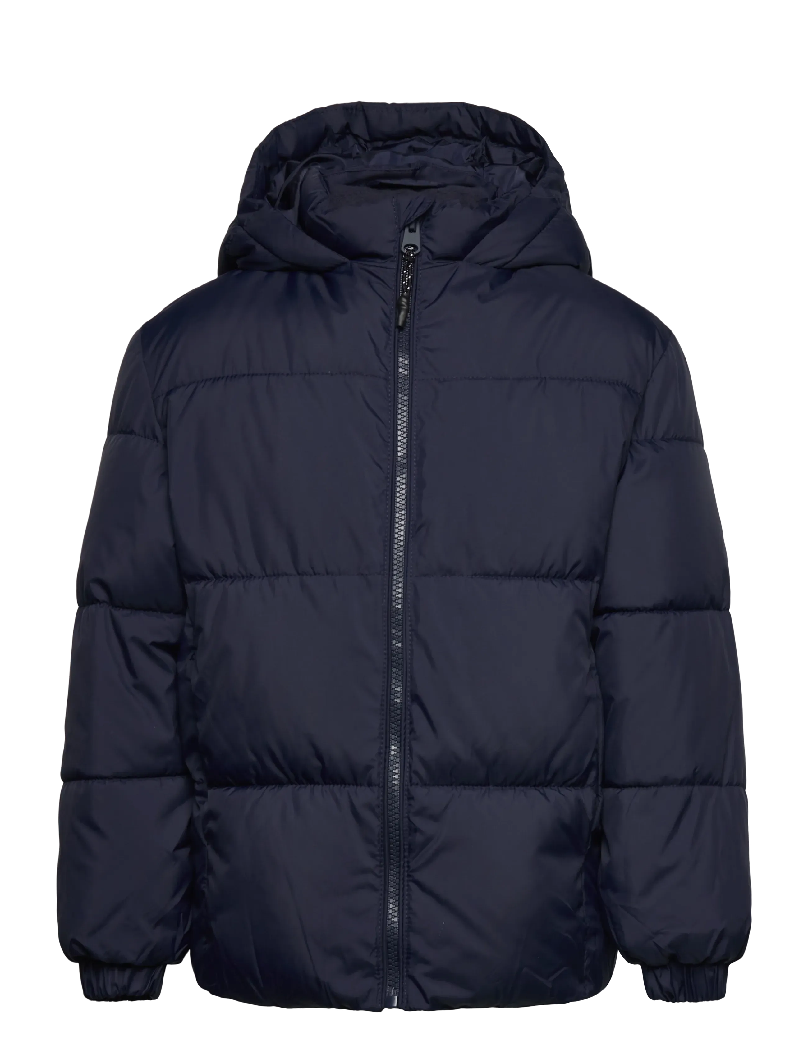 Mango Hood puffer coat - 4 for 3 - NAVY / navy