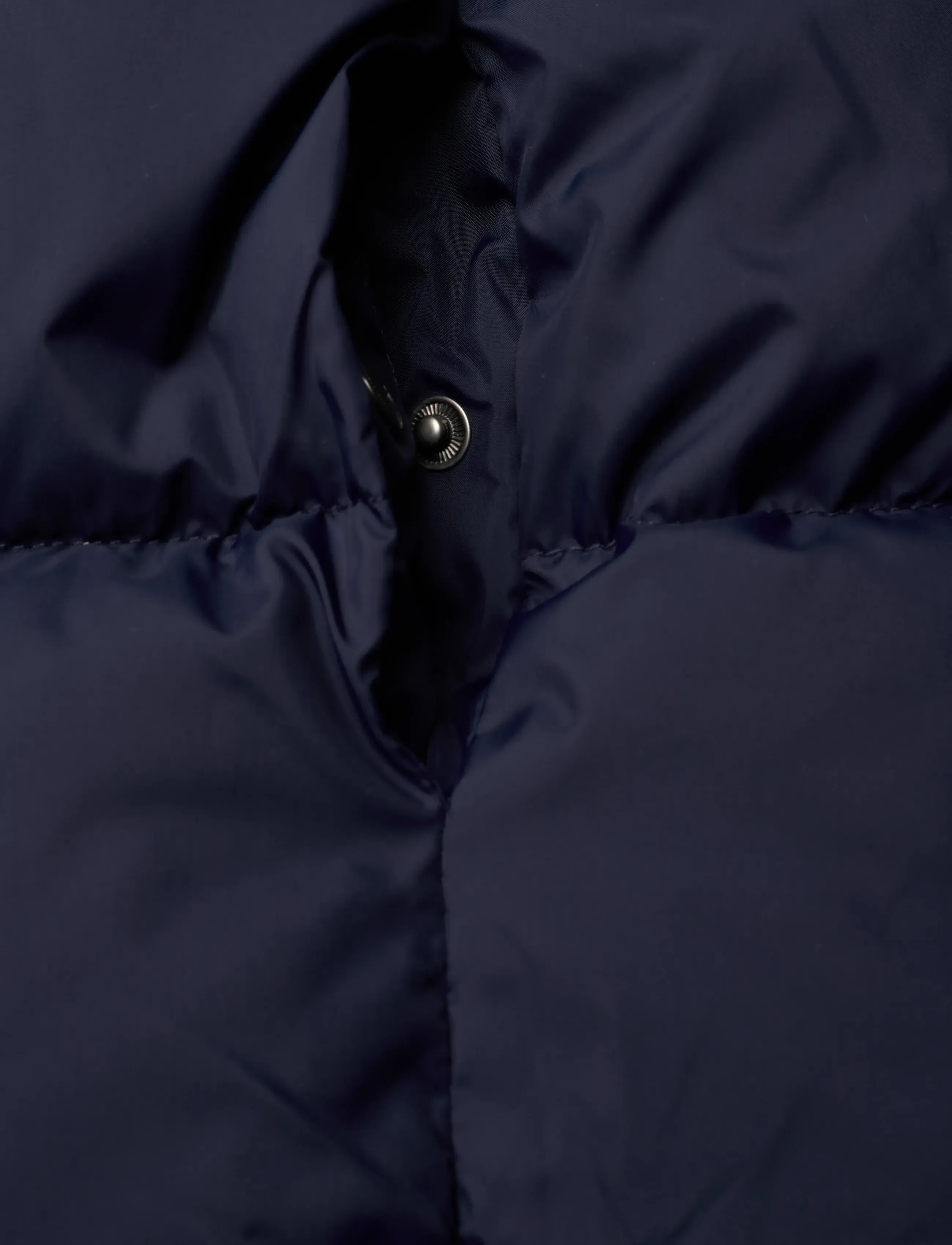 Mango - Hood puffer coat - overtøj - navy - 3