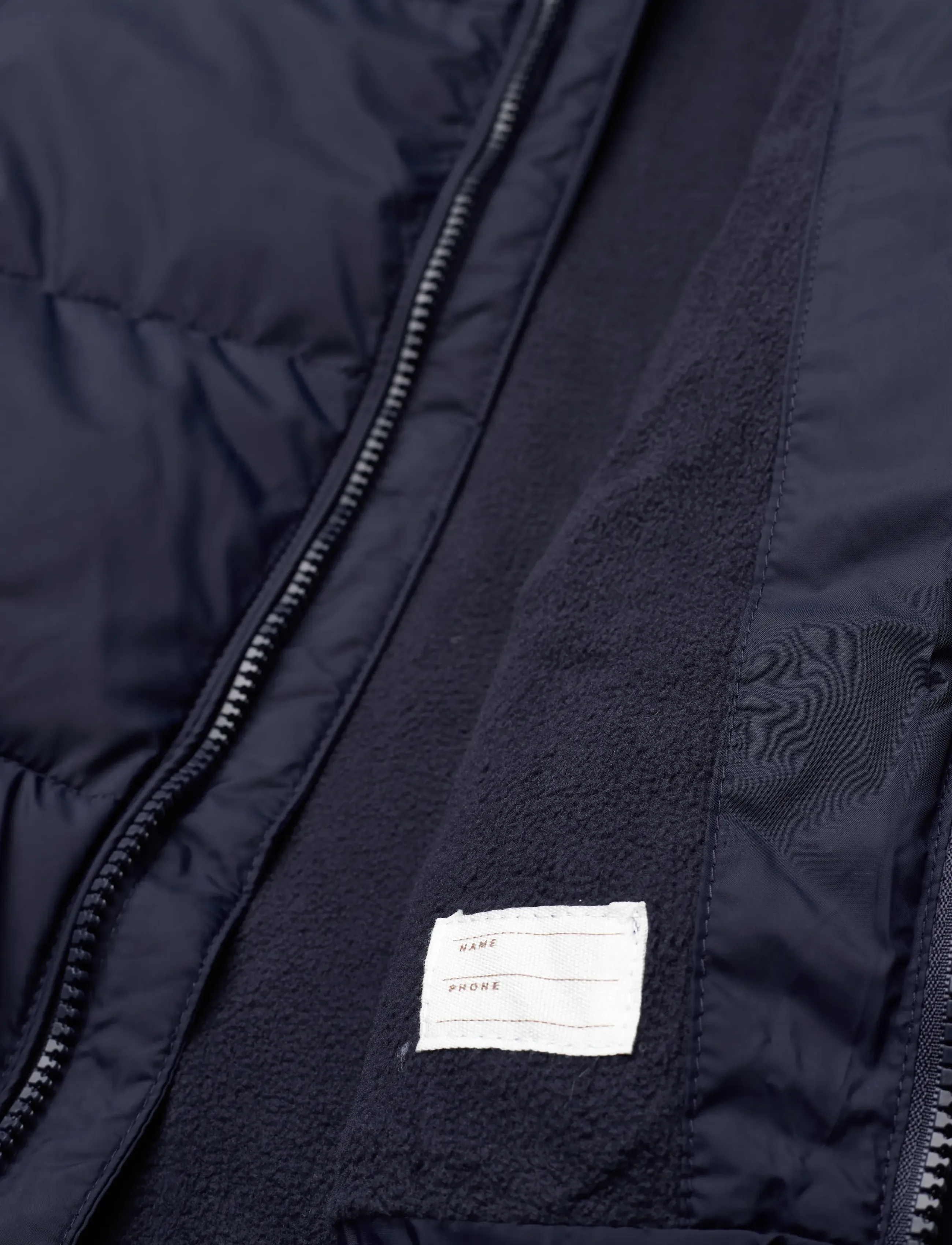 Mango - Hood puffer coat - overtøj - navy - 4