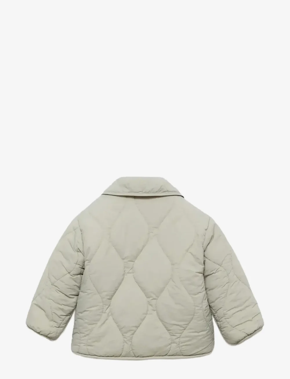 Mango - Padded anorak with shearling lining - quiltede jakker - green - 1