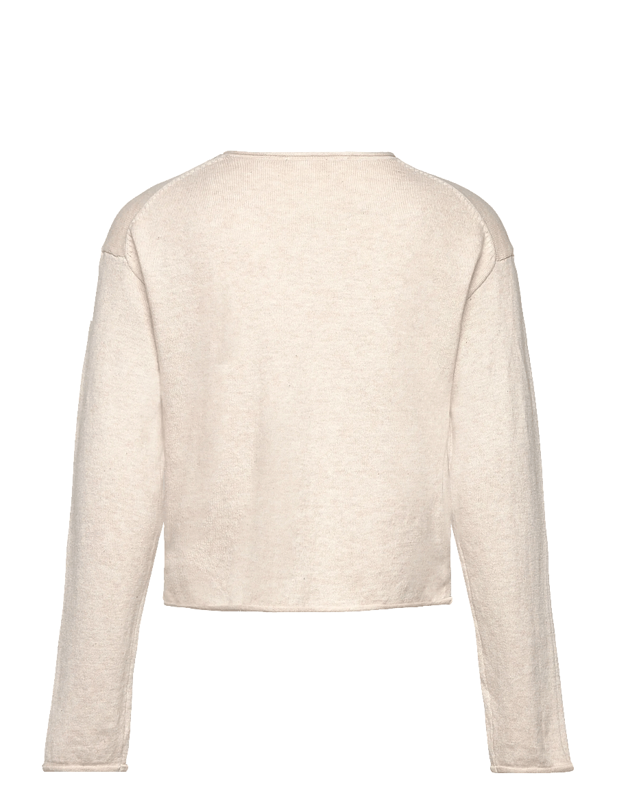 Mango - Long sleeves knit cardigan - koftor - light beige - 2