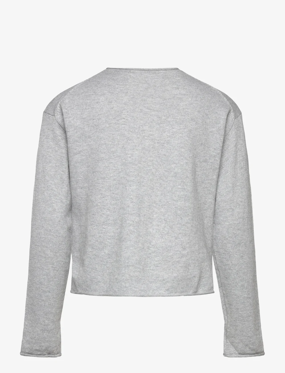 Mango - Long sleeves knit cardigan - cardigans - lt pastel grey - 1