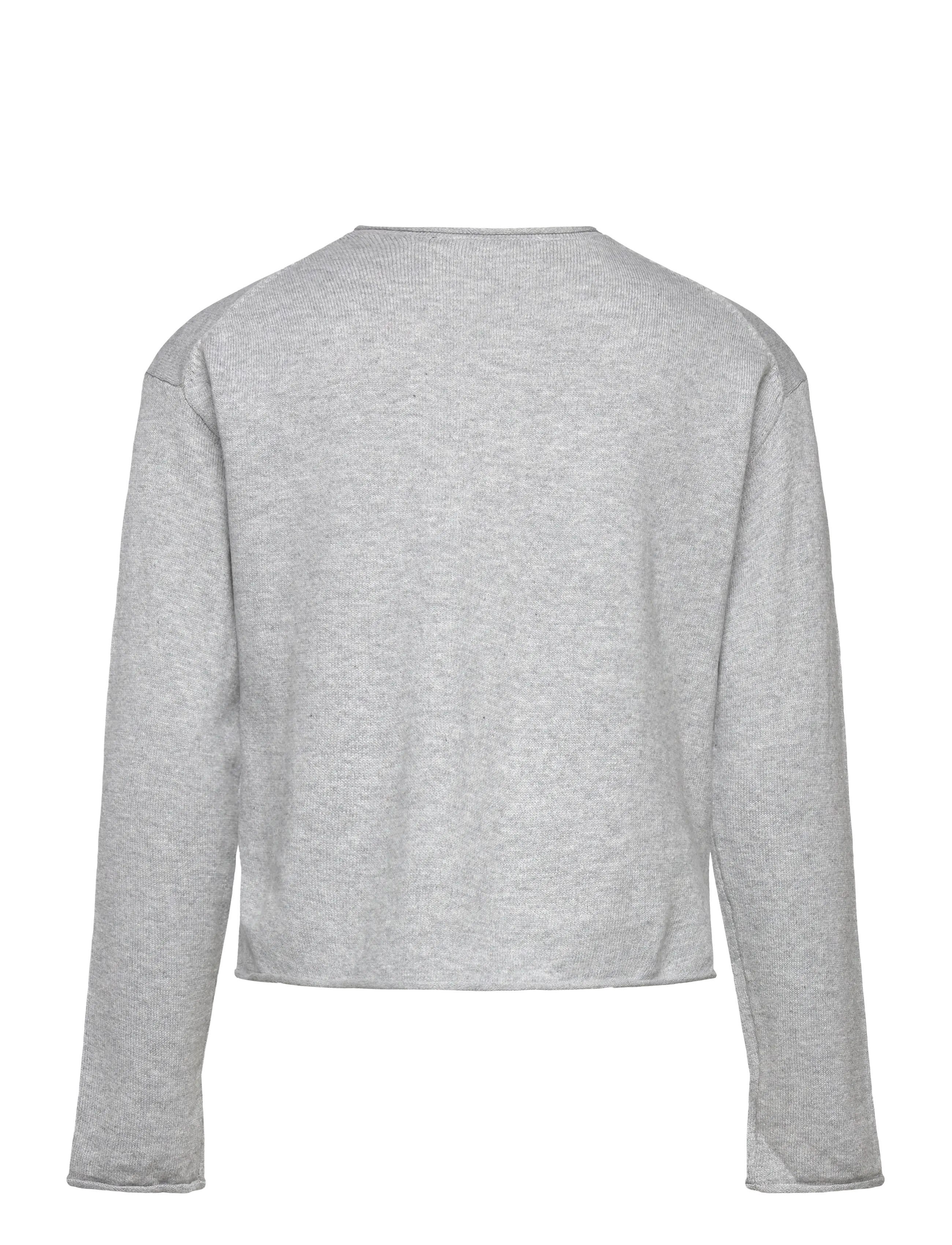 Mango - Long sleeves knit cardigan - susegamieji megztiniai - lt pastel grey - 1