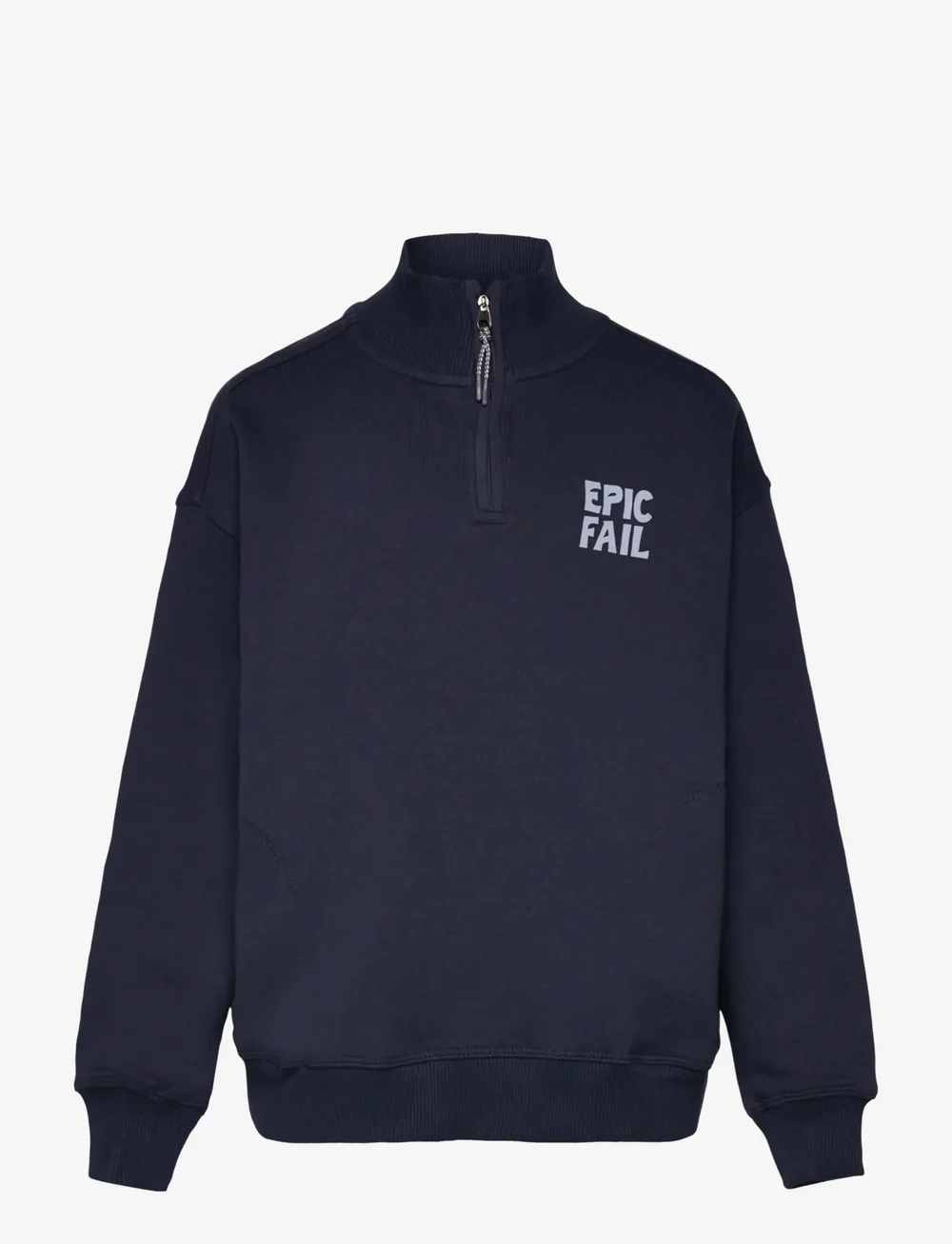 Mango - Printed cotton sweatshirt - sweatshirts - navy - 1