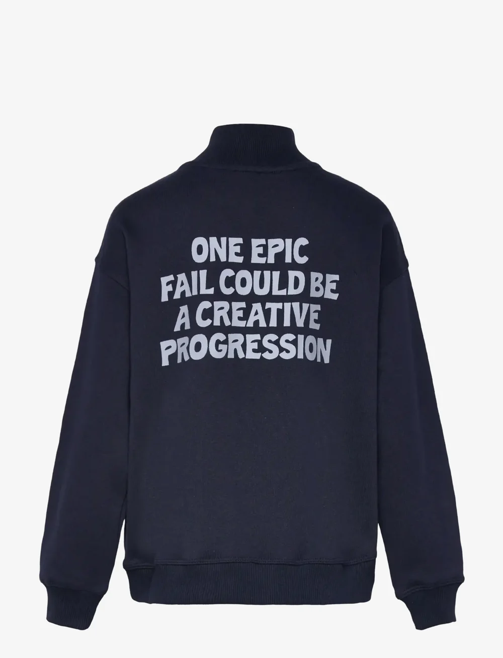 Mango - Printed cotton sweatshirt - sweatshirts - navy - 2