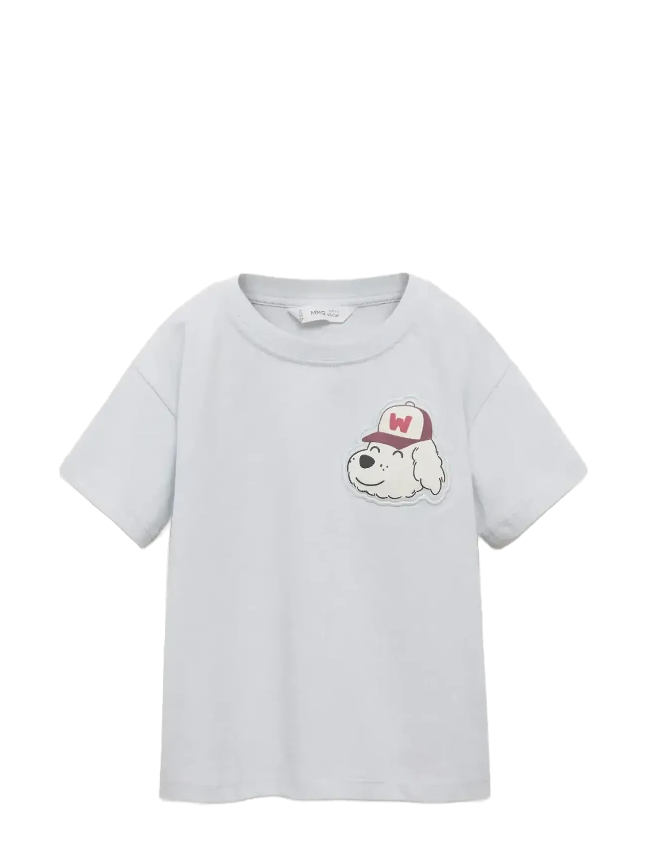 Mango - Dog printed T-shirt - lt-pastel blue - 1