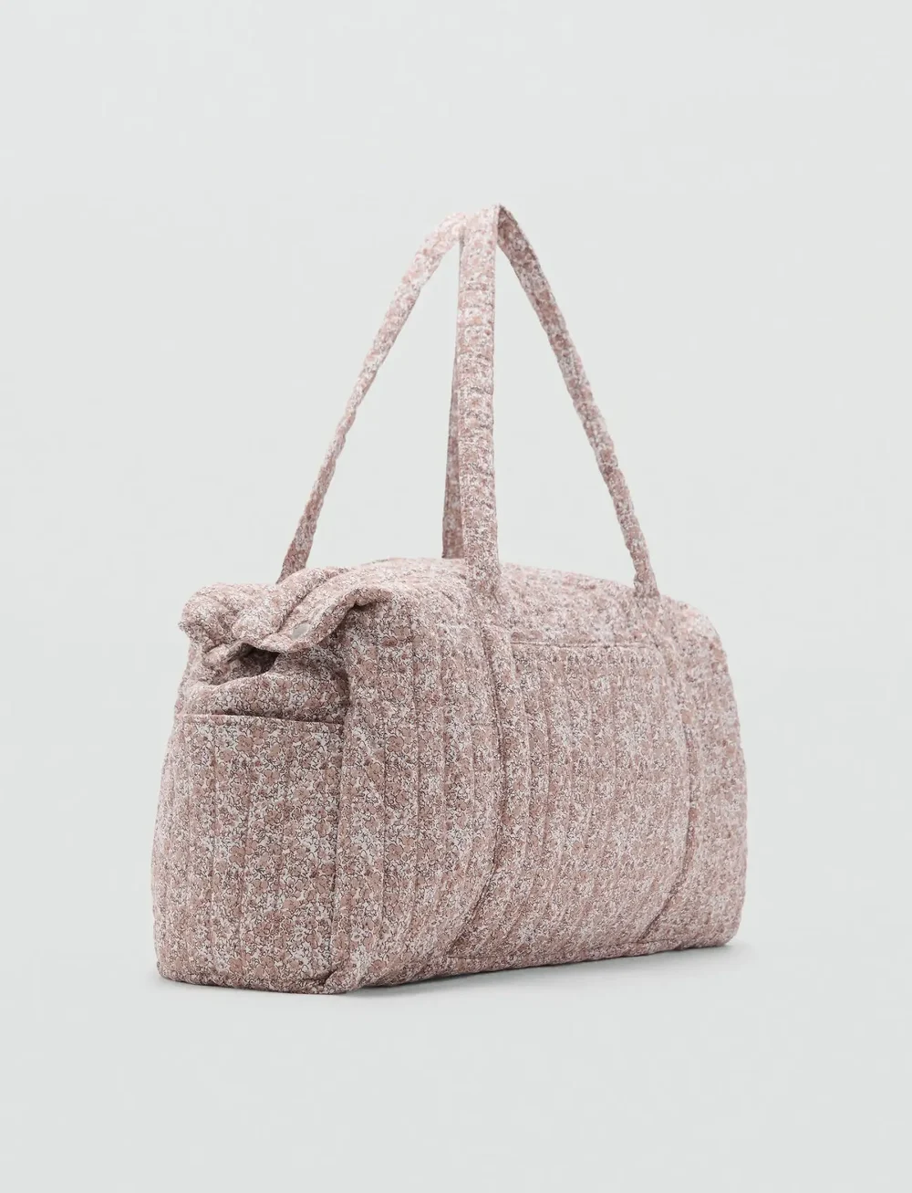 Mango - Maternity bag with flowers - ventetøj - lt-pastel pink - 0