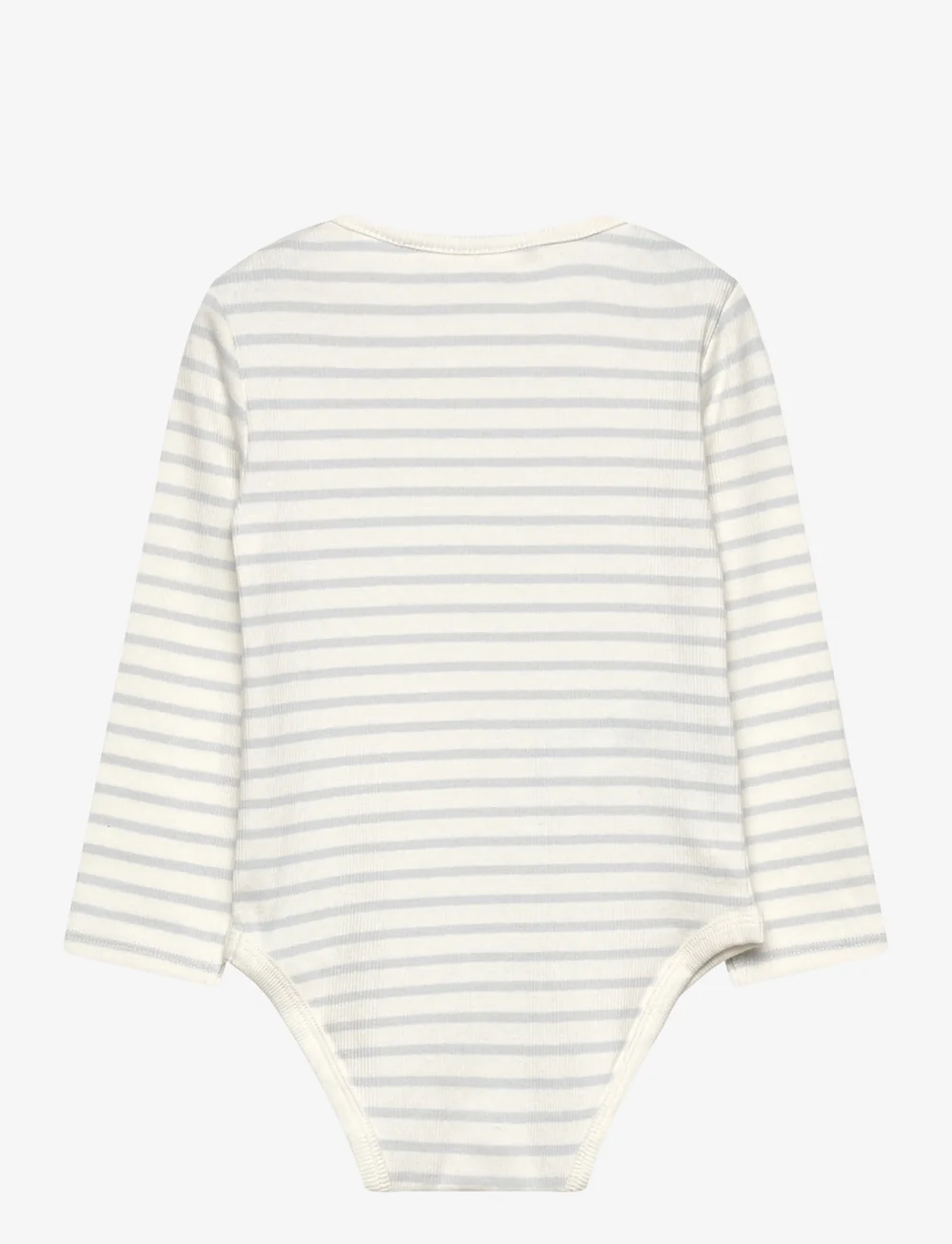 Mango - Cotton striped baby bodysuit - långärmade bodysuits - lt-pastel blue - 1
