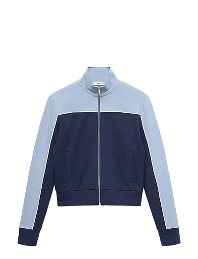 Two-Tone Fitted Jacket - Sweatshirts