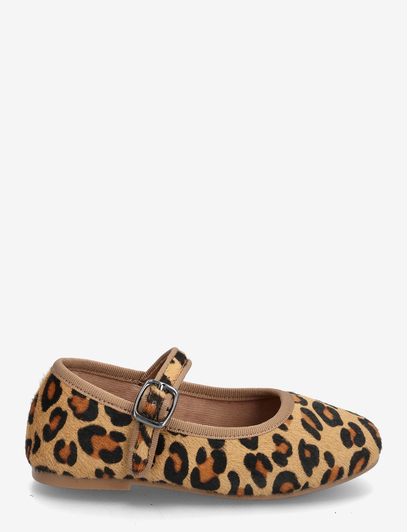 Mango - Leopard-print leather ballerinas - laveste priser - black - 1