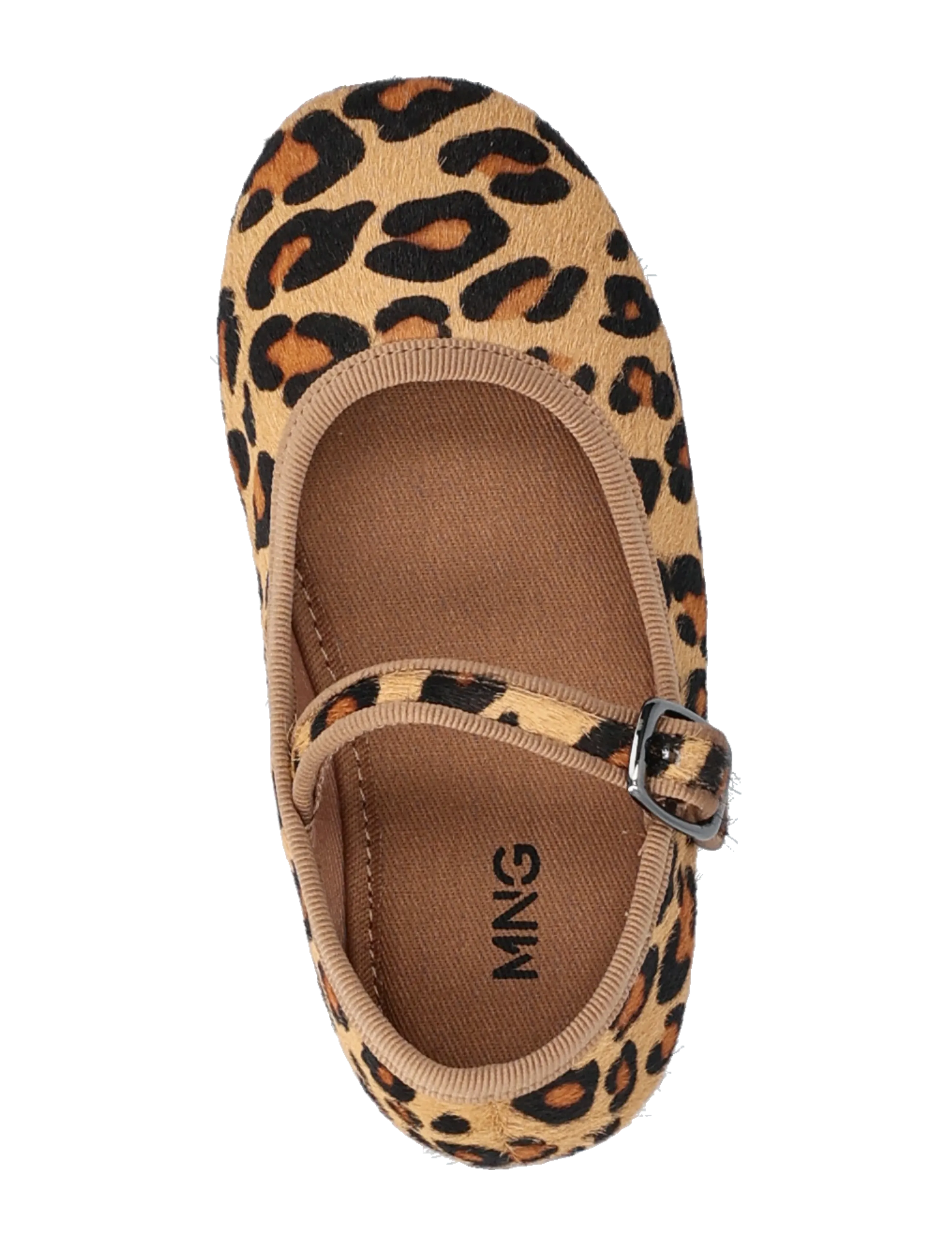 Mango - Leopard-print leather ballerinas - sommerschnäppchen - black - 3