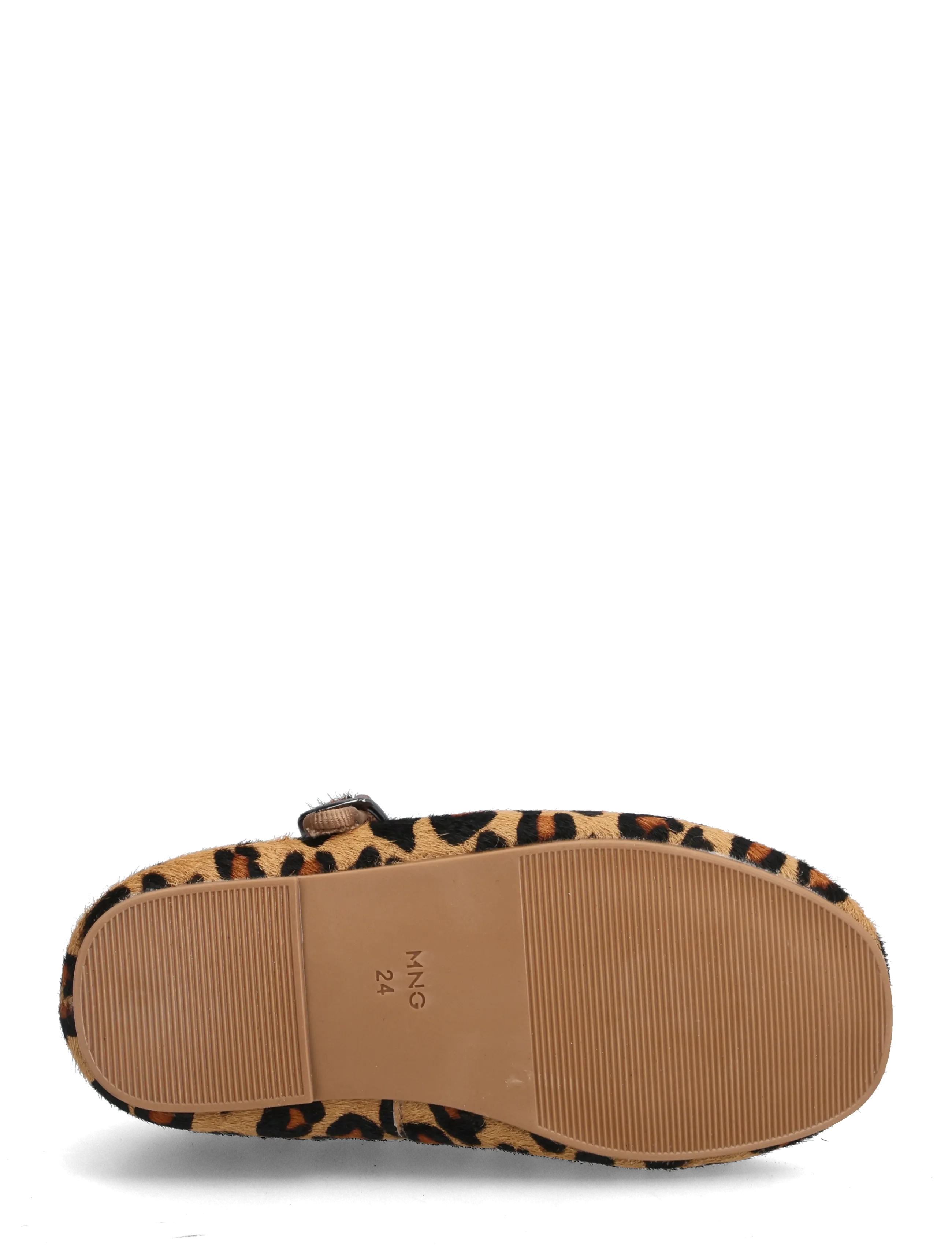 Mango - Leopard-print leather ballerinas - sommerschnäppchen - black - 4