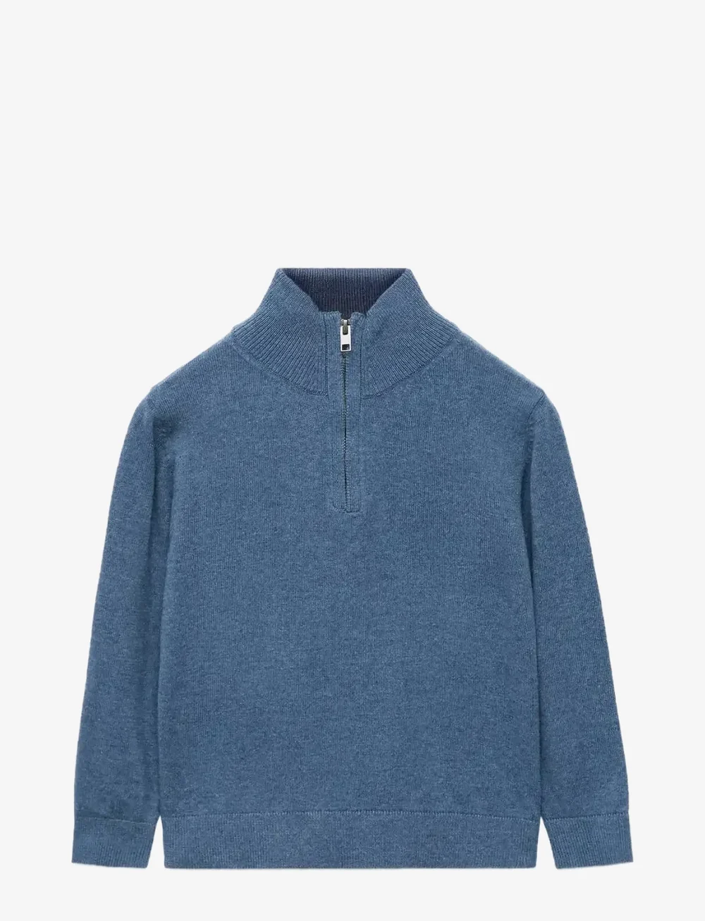 Mango - Perkins-neck sweater - pullover - medium blue - 0