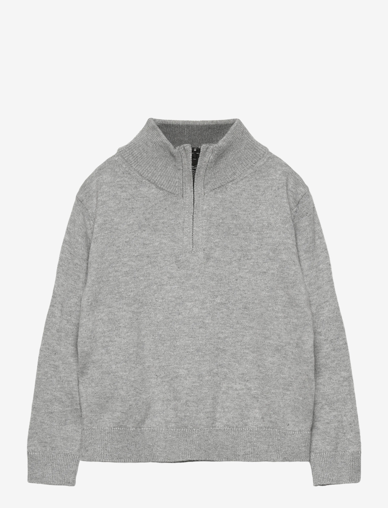 Mango - Perkins-neck sweater - efterårstøj - medium grey - 0