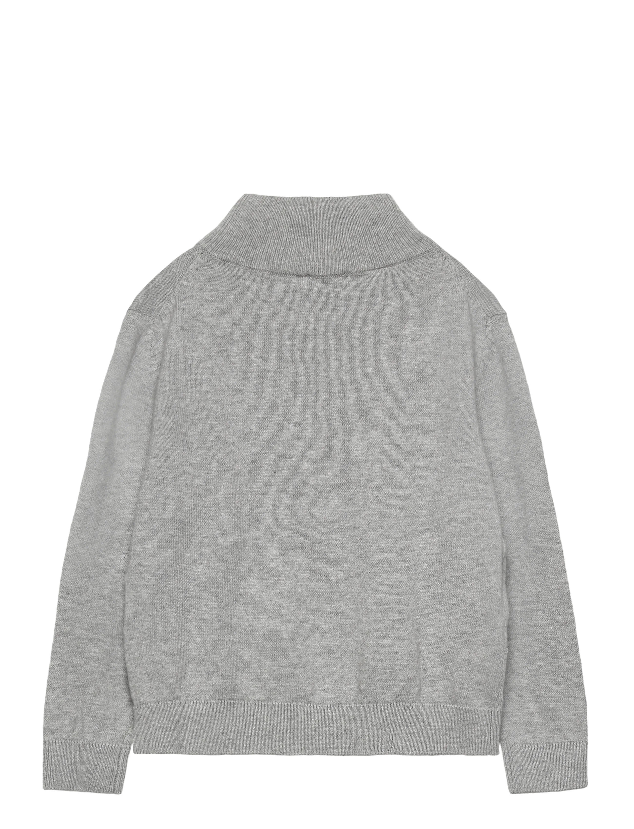 Mango - Perkins-neck sweater - trøjer - medium grey - 1