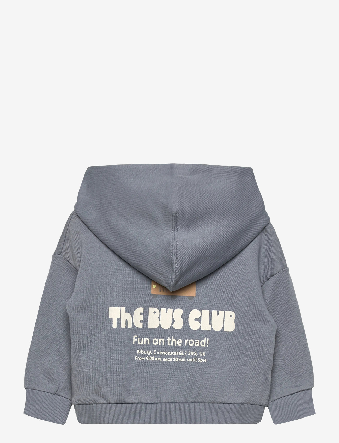 Mango - Embroidered hoodie - huvtröjor - medium blue - 1