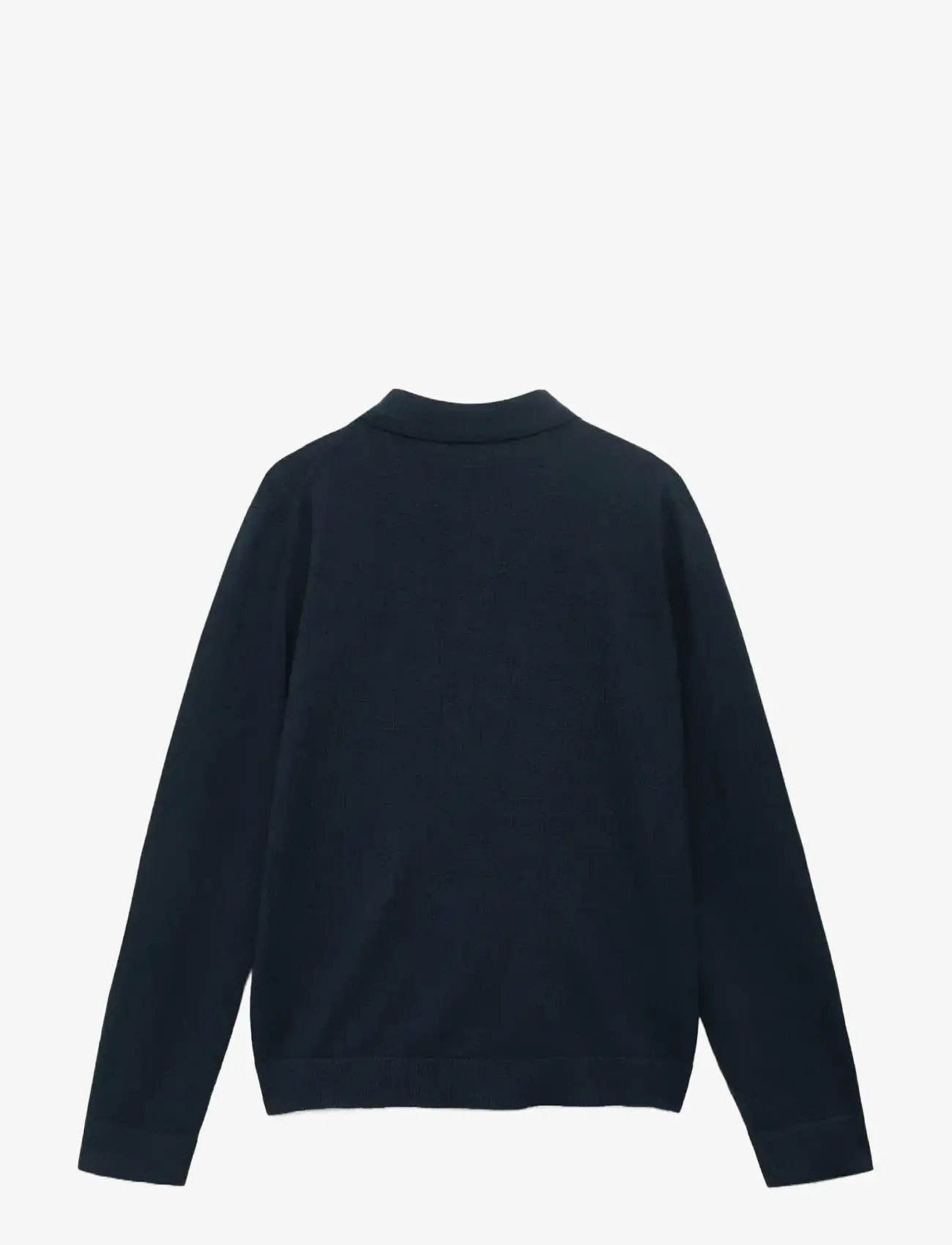 Mango - Knitted polo-neck sweater - herbstliche kleidung - navy - 1