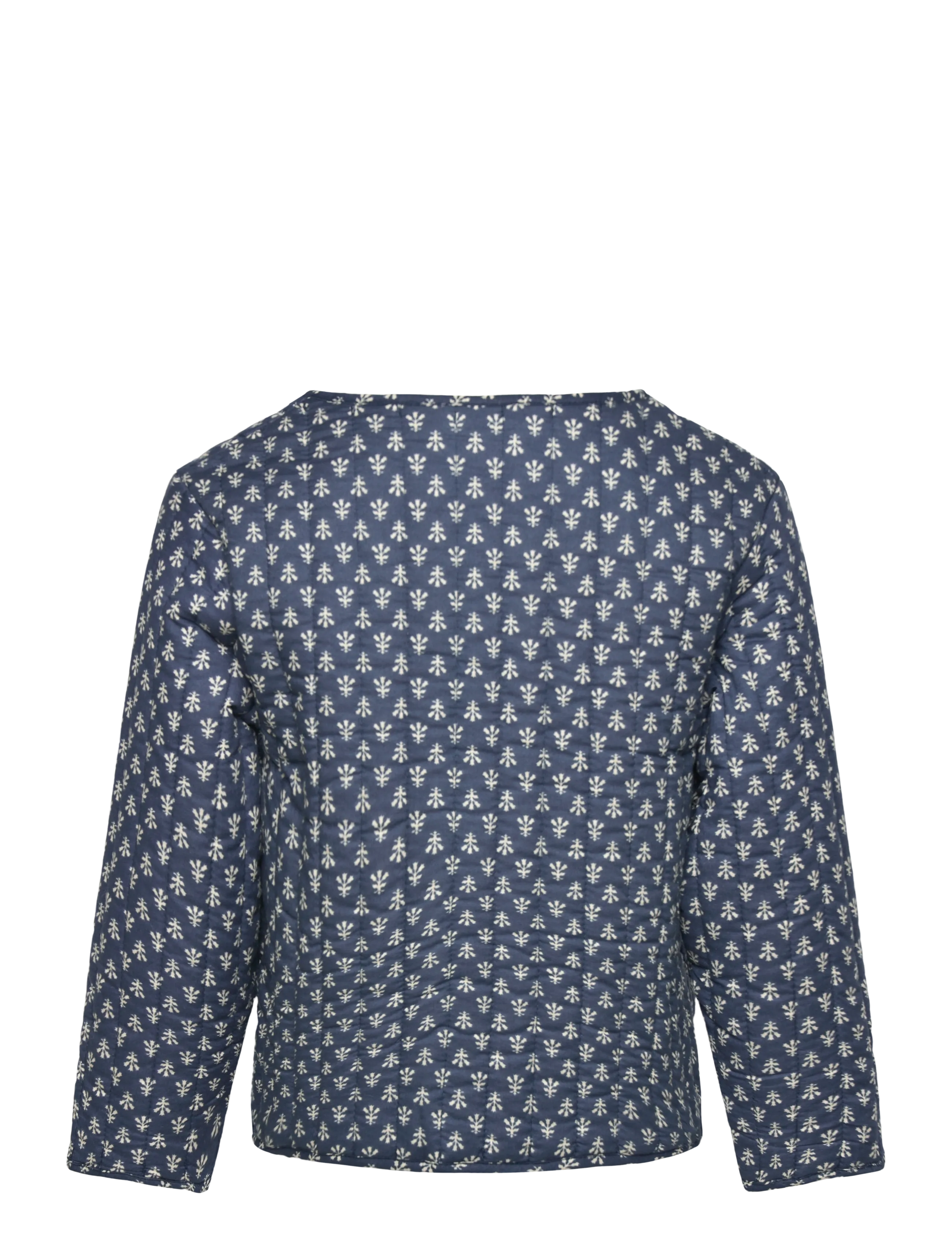 Mango - Printed cotton jacket - jacken & mäntel - navy - 2