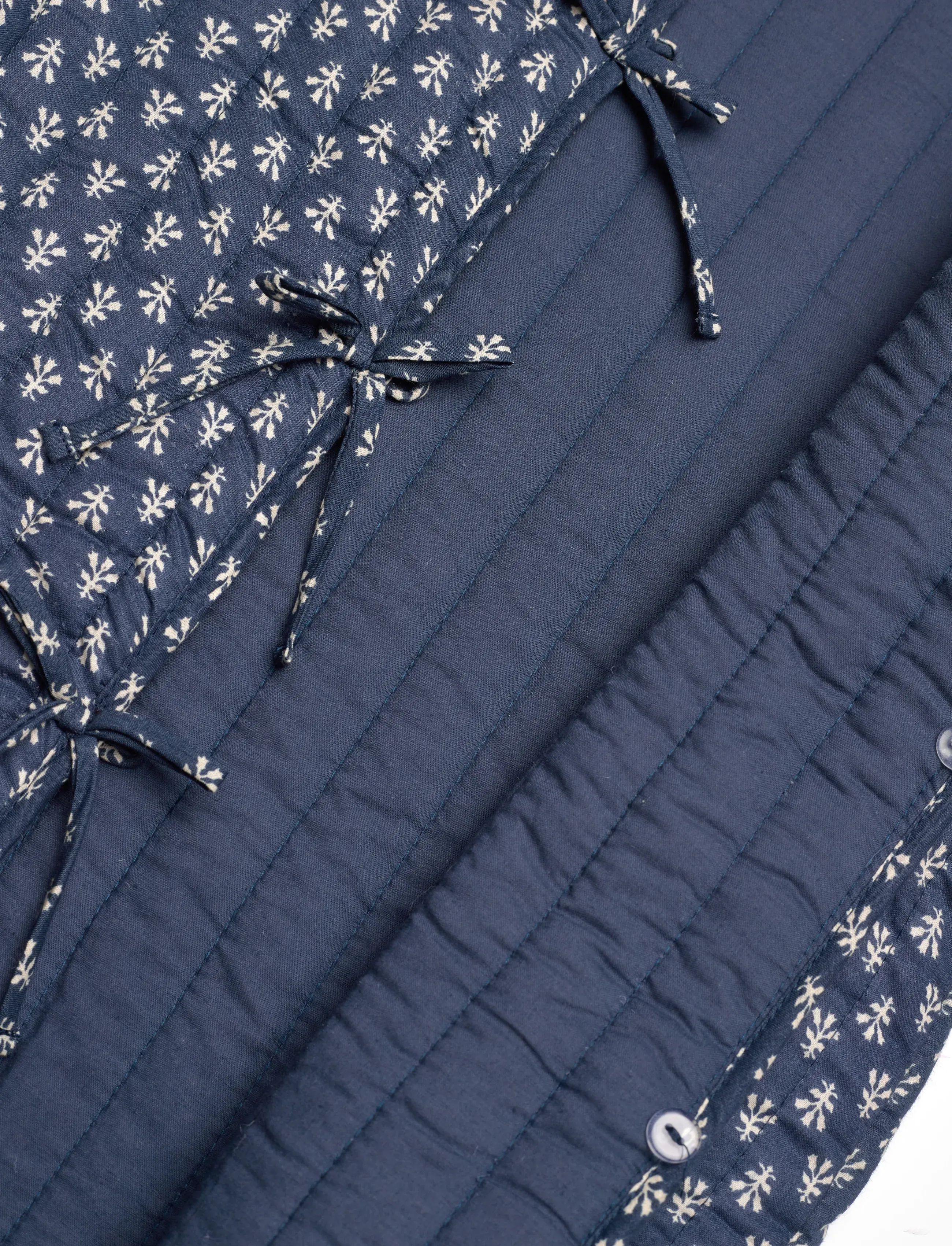 Mango - Printed cotton jacket - jacken & mäntel - navy - 5