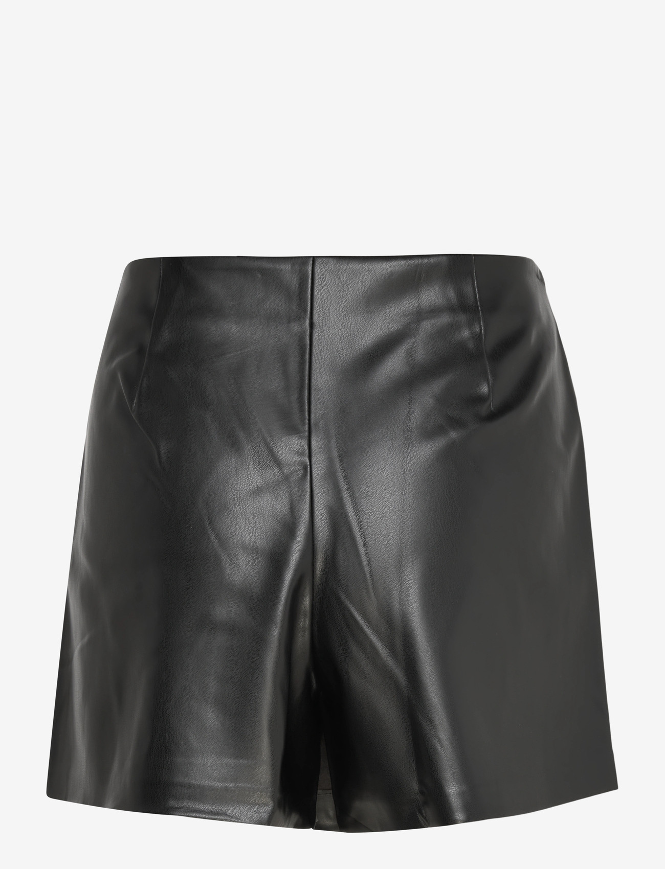 Mango - Faux-leather culottes - korta kjolar - black - 2